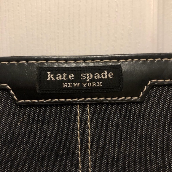 Kate spade denim and plaid bag - Picture 2 of 3